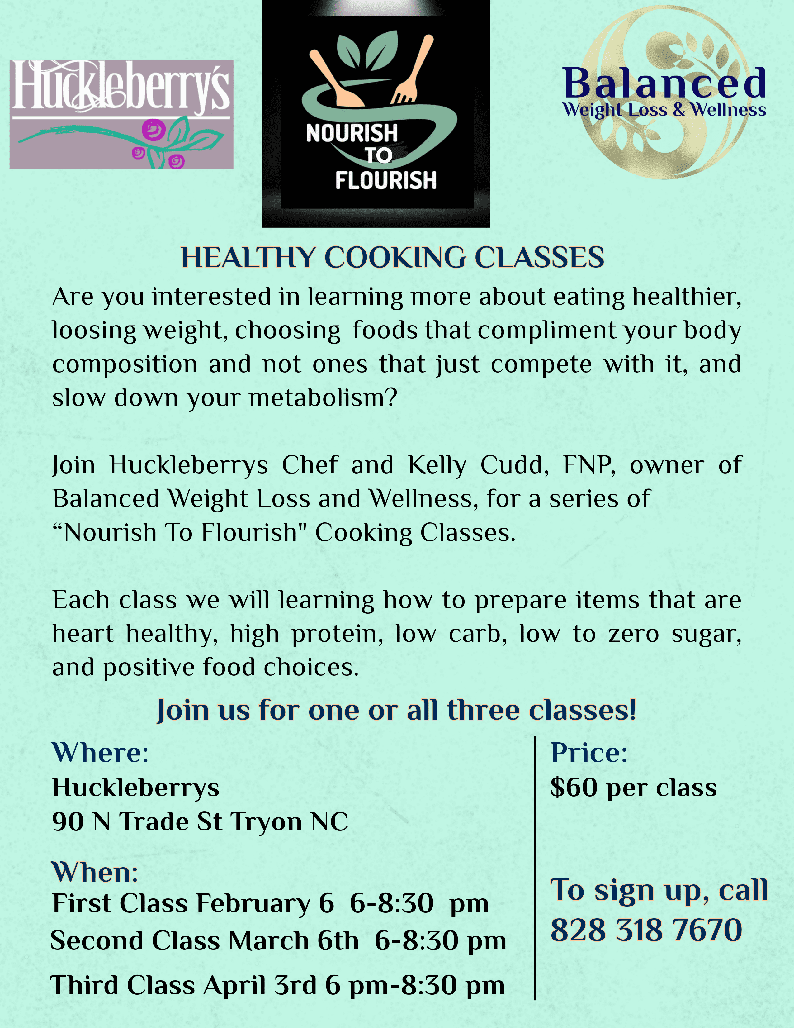 info on cooking classes